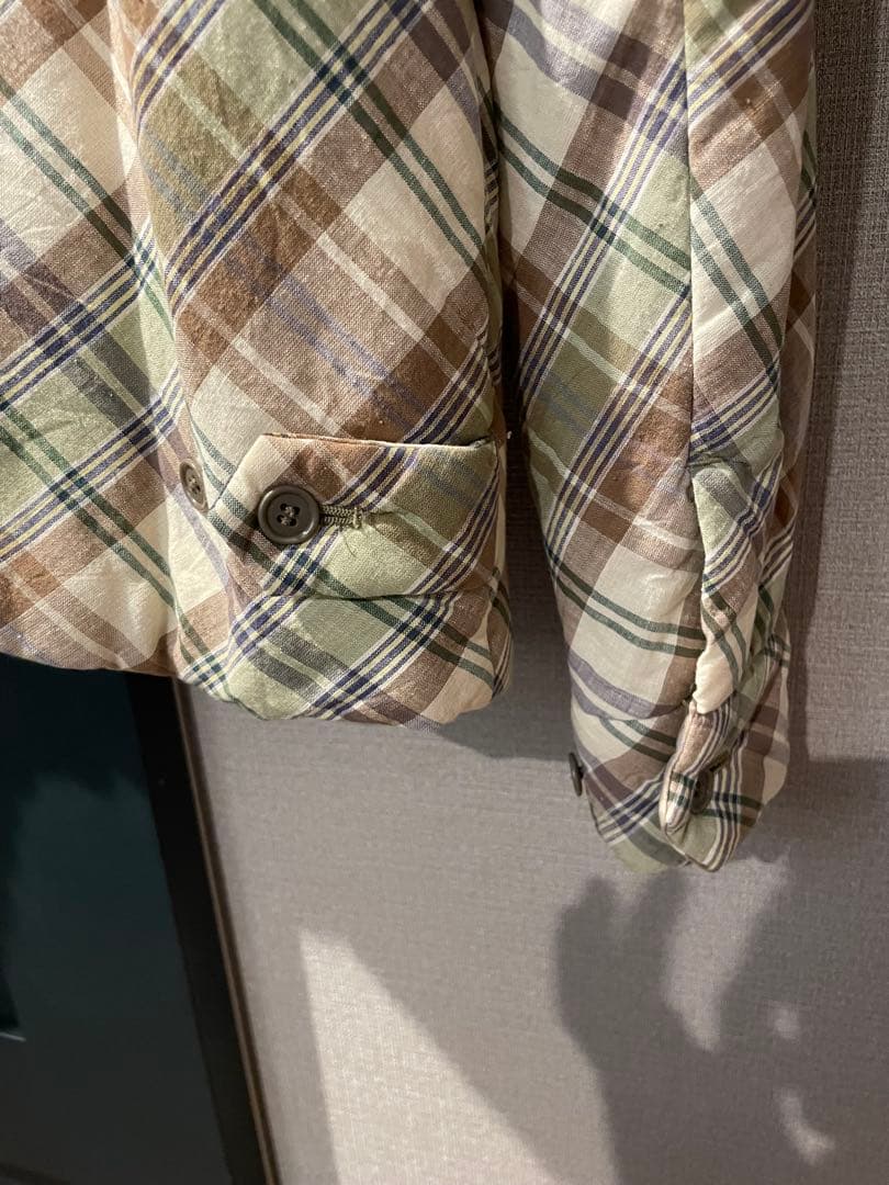 Comme Des Garcons Homme Plus Blouson Jackets M 97Fw Plaid Padded Bomber