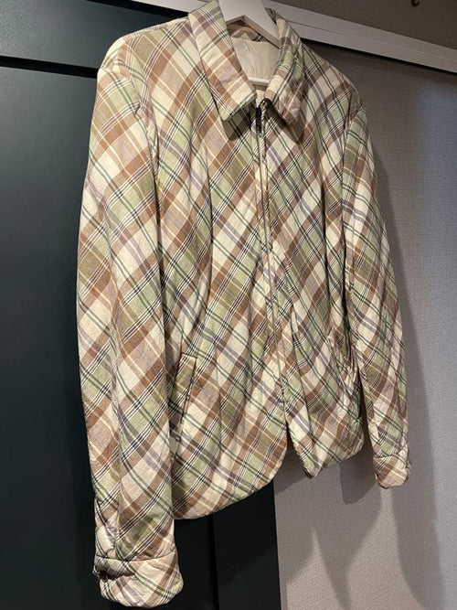 Comme Des Garcons Homme Plus Blouson Jackets M 97Fw Plaid Padded Bomber
