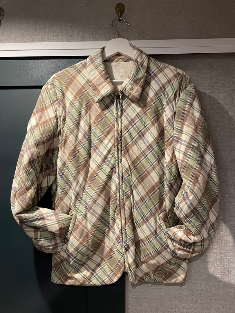 Comme Des Garcons Homme Plus Blouson Jackets M 97Fw Plaid Padded Bomber