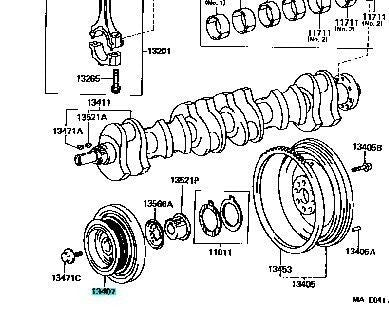 Engine Parts Toyota Jzx81 Jzx90 Jzx100 1Jzgte