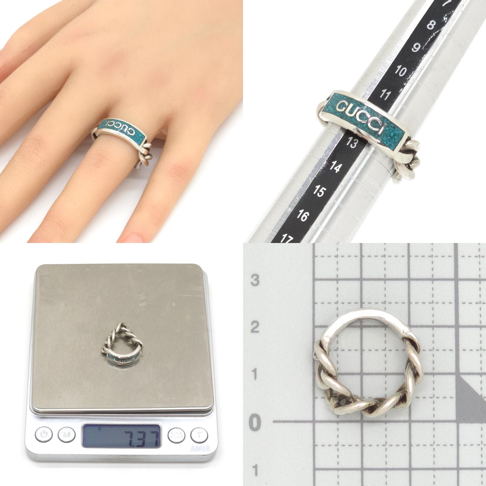 Gucci Ring 678711 13 12.5 Sv925 1697Ar
