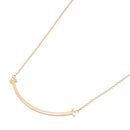 Tiffany Necklace Co T 40.5/45.5 K18Pg