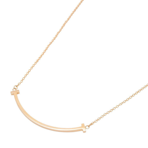 Tiffany Necklace Co T 40.5/45.5 K18Pg