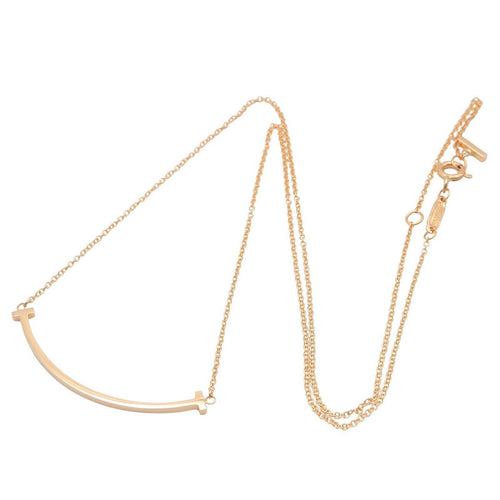 Tiffany Necklace Co T 40.5/45.5 K18Pg