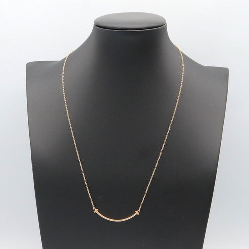 Tiffany Necklace Co T 40.5/45.5 K18Pg