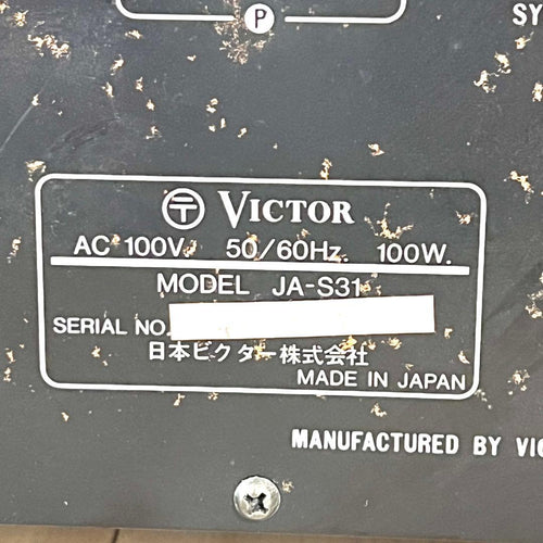 Victor Integrated Amplifiers Ja-S31