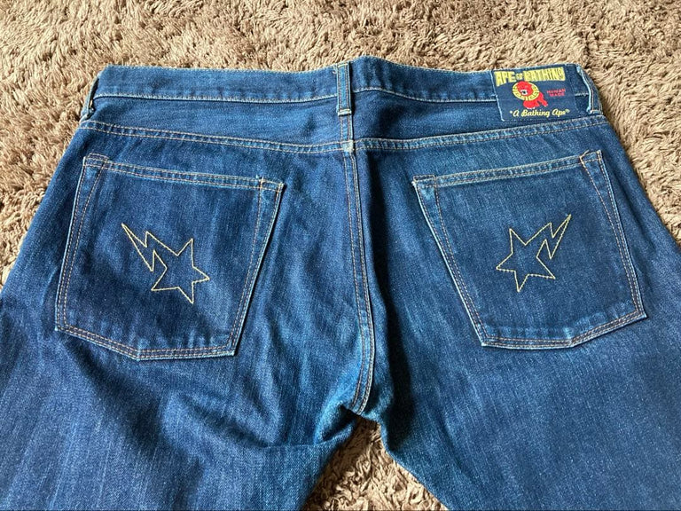 A Bathing Ape Straight Jeans