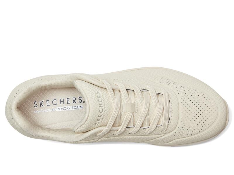 Skechers Sneakers Uno Shiny Scale Off White