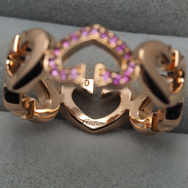 Cartier Ring C 52 K18Pg #192456