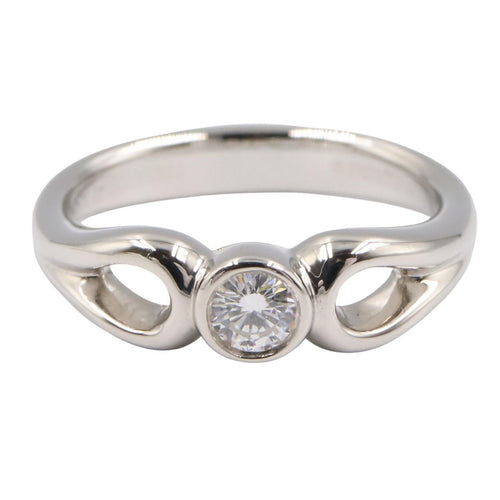 Tiffany Ring Co 1Pd #9 Pt950 Used A