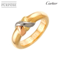 Cartier Ring #50 K18 Yg Wg Pg 750 90329471