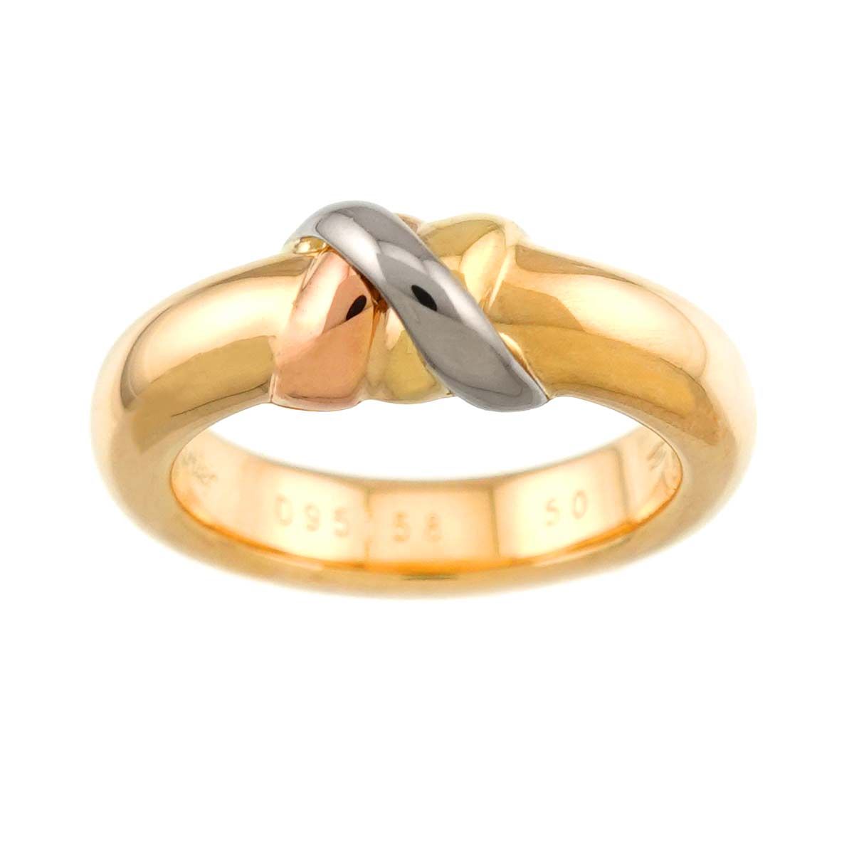 Cartier Ring #50 K18 Yg Wg Pg 750 90329471