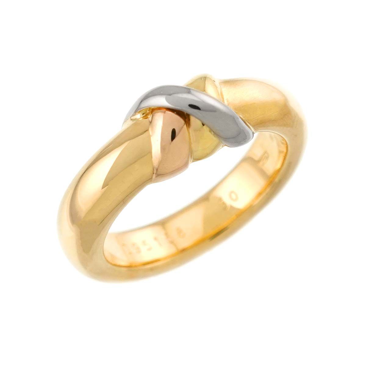 Cartier Ring #50 K18 Yg Wg Pg 750 90329471