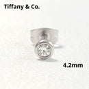 Tiffany Earrings (Single) Pt950 7678