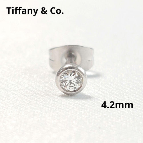 Tiffany Earrings (Single) Pt950 7678
