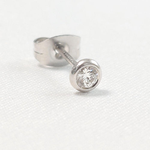 Tiffany Earrings (Single) Pt950 7678