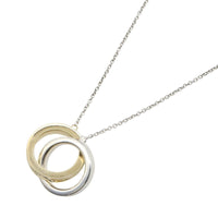 Tiffany Necklace Co W 40 K18 925 Used A