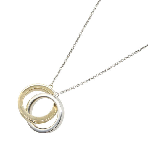 Tiffany Necklace Co W 40 K18 925 Used A