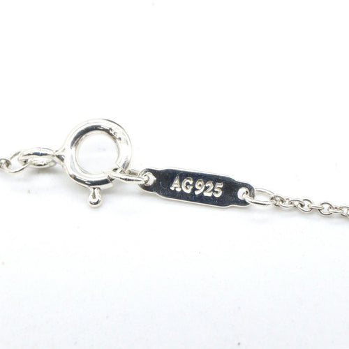 Tiffany Necklace Co W 40 K18 925 Used A