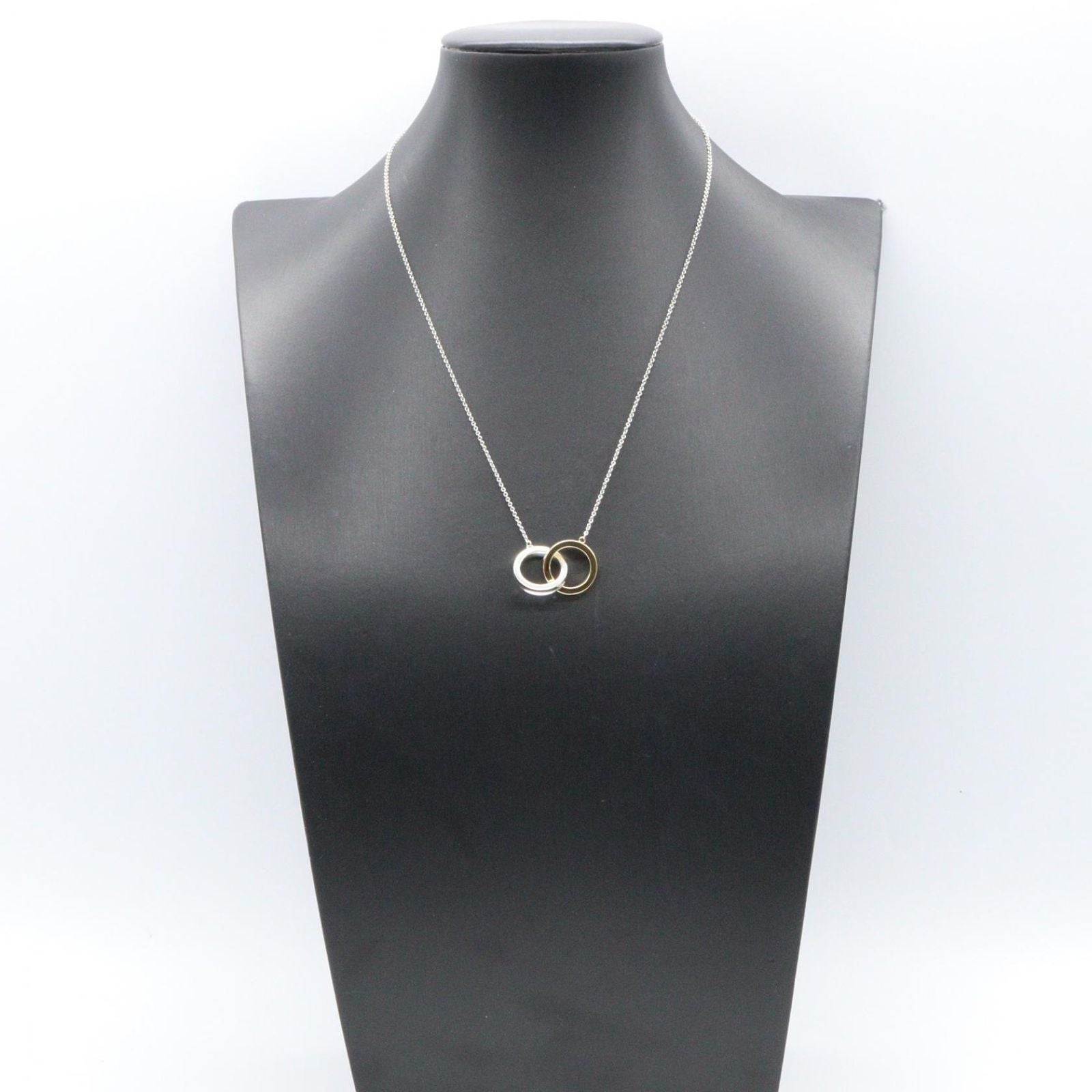 Tiffany Necklace Co W 40 K18 925 Used A