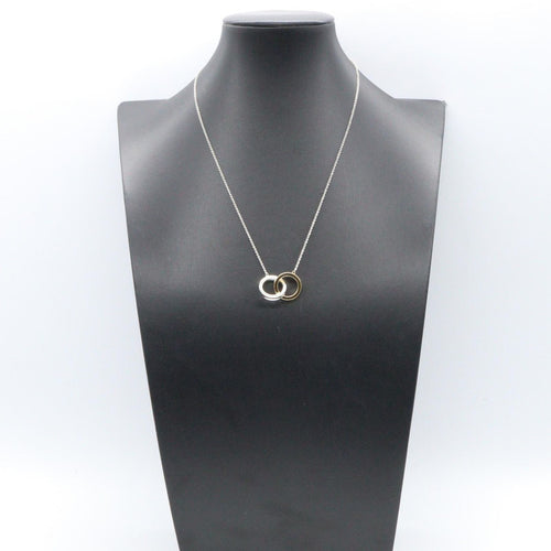 Tiffany Necklace Co W 40 K18 925 Used A