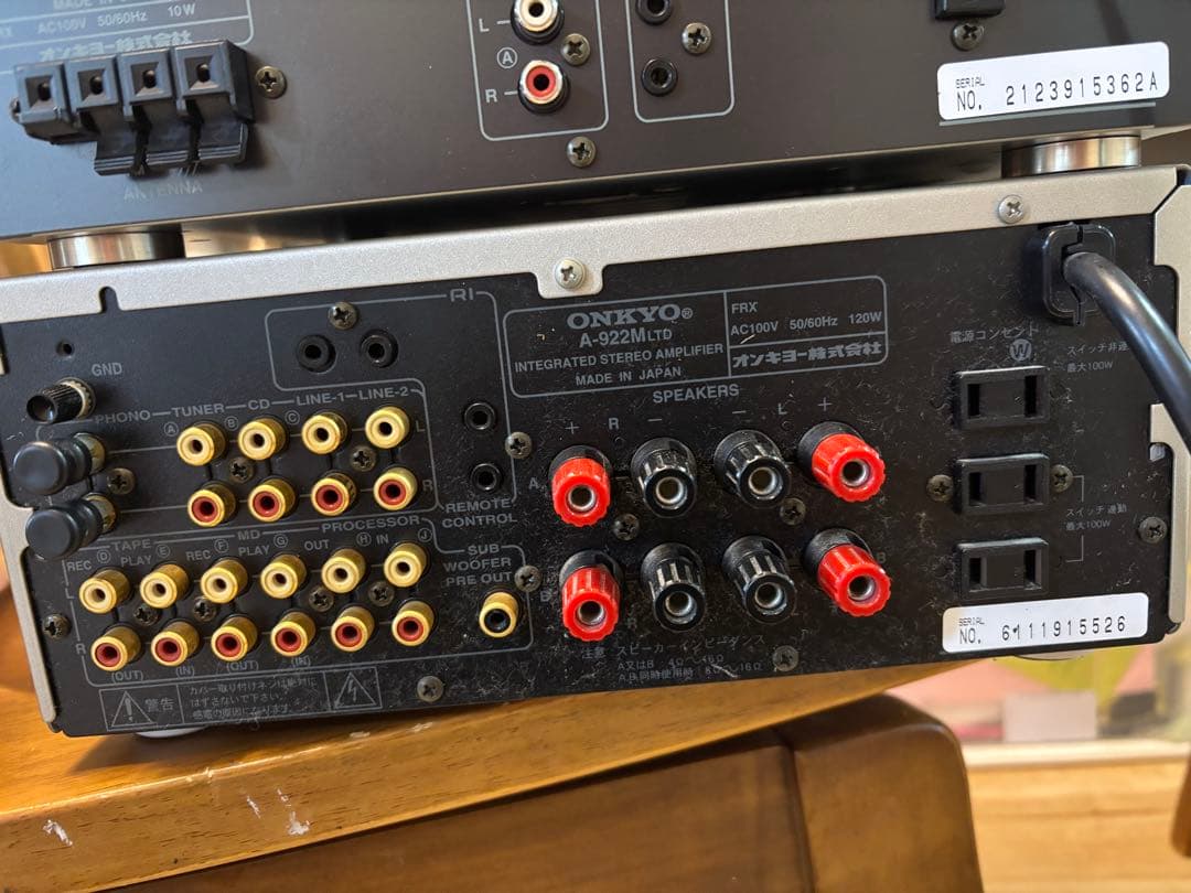 Onkyo Cd Md Cassette Deck T-422M A-922