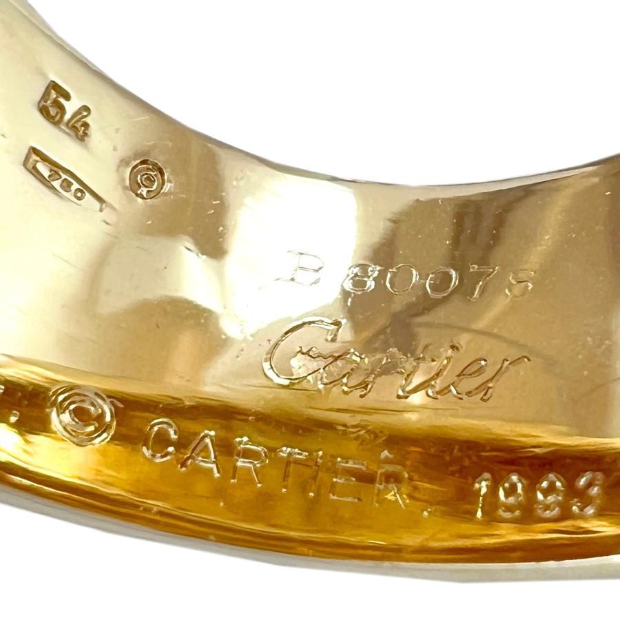 Cartier Ring 750 K18 Yg 54 14