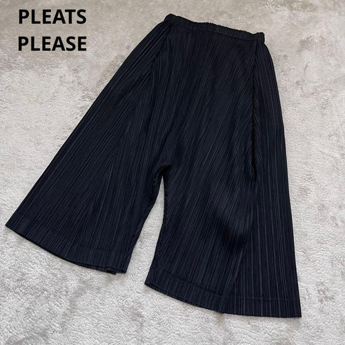 Pleats Please Wide-Leg Pants Loose-Fitting