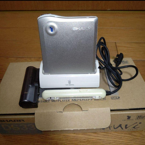 Sharp Portable Md Player 1Bit Md-Ds33-S
