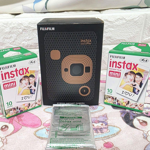 Fujifilm Instant Cameras 635 Fuji Film Instax Mini Liplay Black