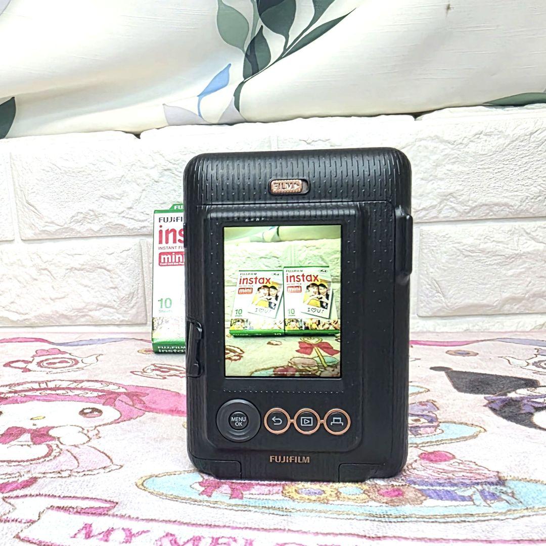 Fujifilm Instant Cameras 635 Fuji Film Instax Mini Liplay Black