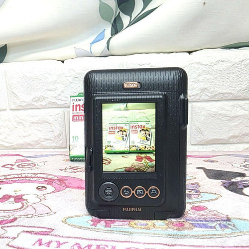 Fujifilm Instant Cameras 635 Fuji Film Instax Mini Liplay Black