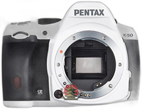 Digital Slr Ricoh Pentax K-50 Body White 10930