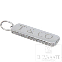 Tiffany Necklace Tiffany&Co. T Co Pt950 To851