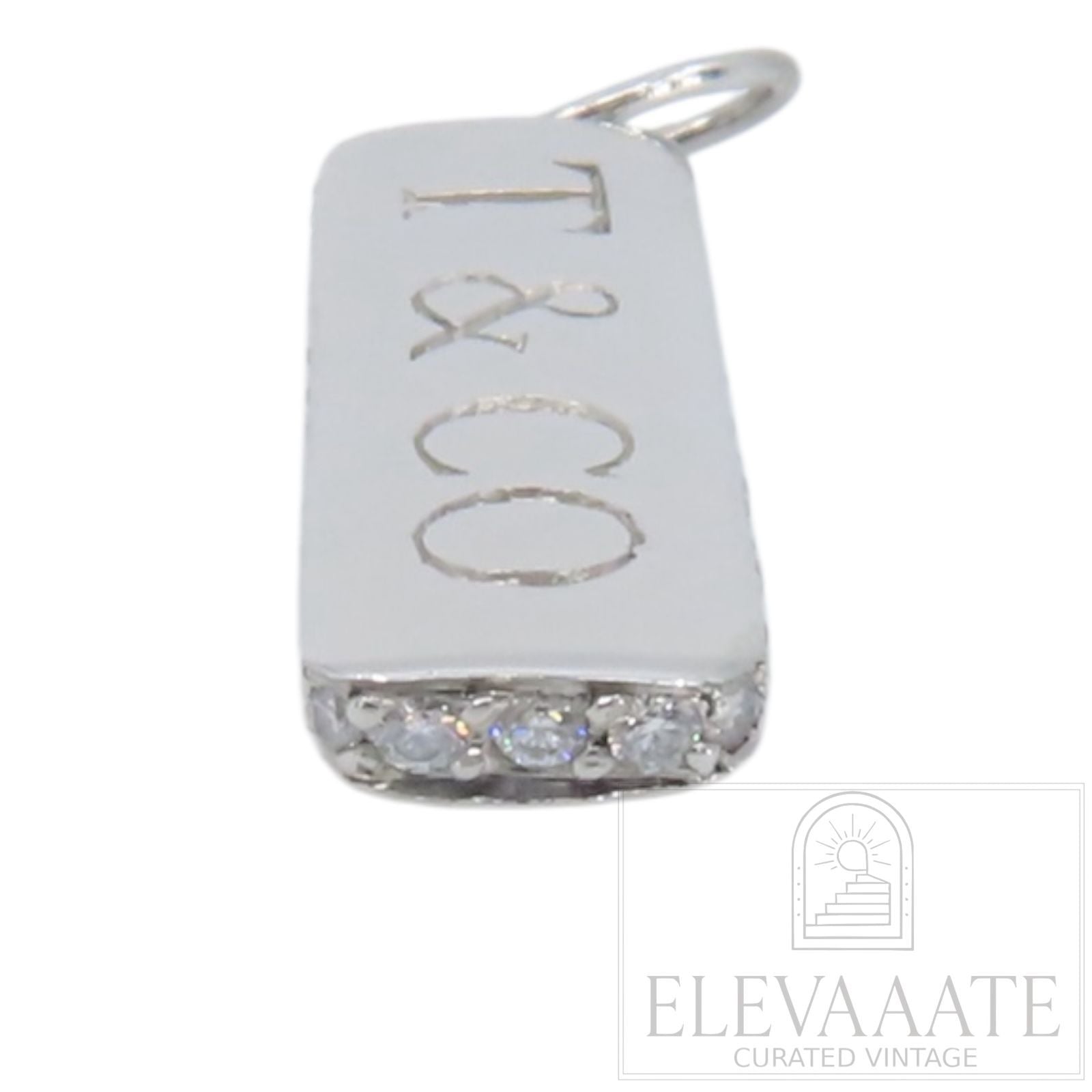Tiffany Necklace Tiffany&Co. T Co Pt950 To851
