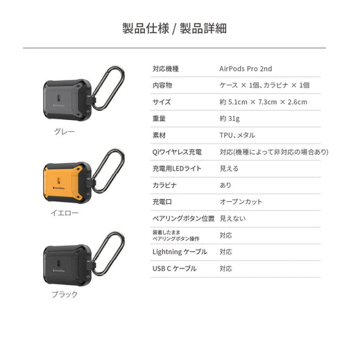 Earphone Case Airpods Pro2 Apple Pro 2 Mqd83J/A Mtjv3J/A Switcheasy Guardian