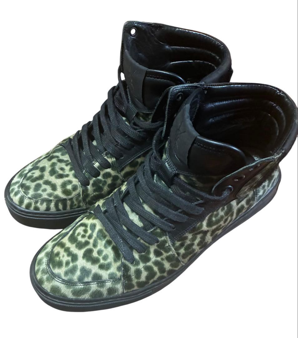Yves Saint Laurent Rive Gauche Sneakers ~12Ss Leopard High