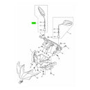 Yamaha Motor Mirror 7 X Cygnus Dr2-F6290-00