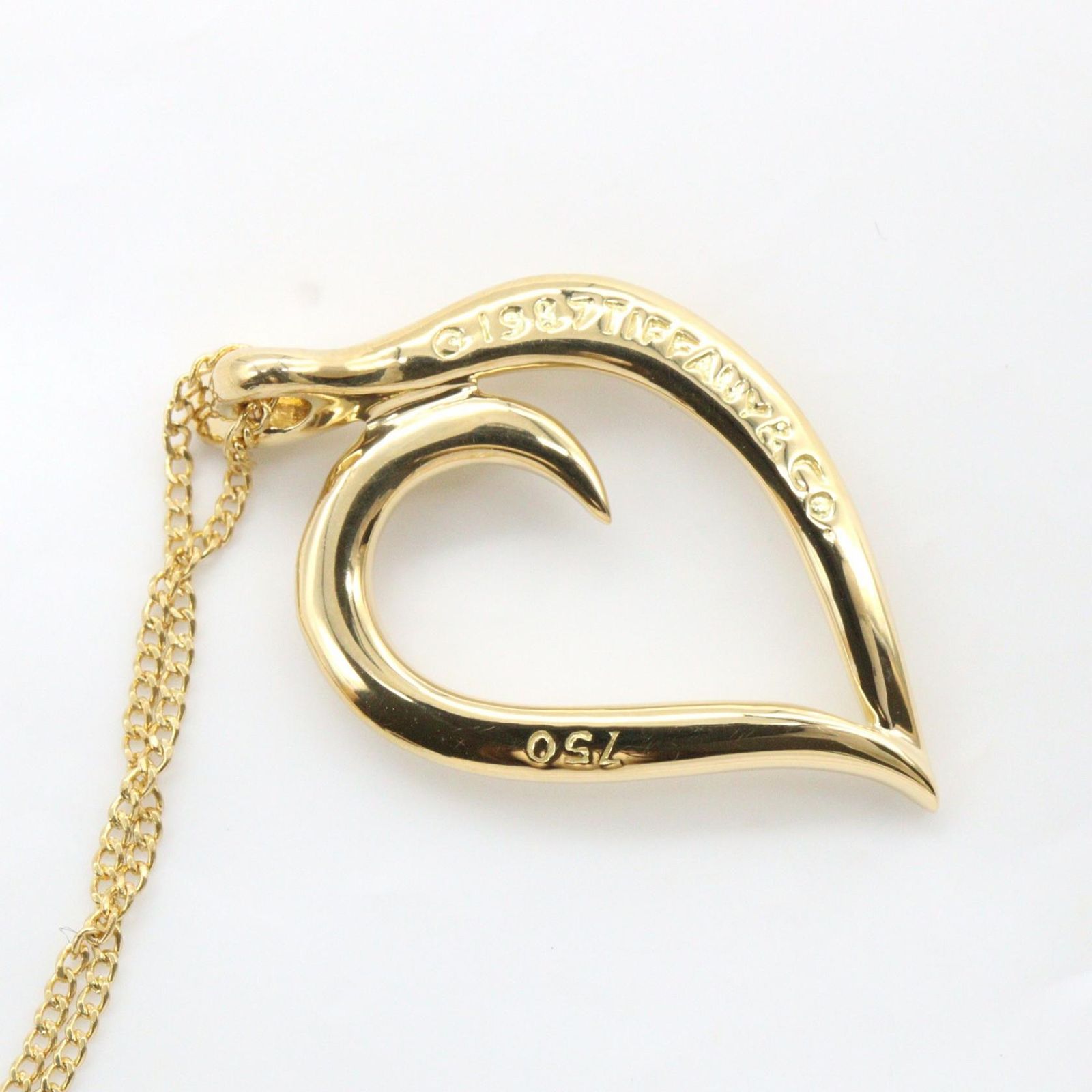 Tiffany Necklace Co 46.5 K18 Used A