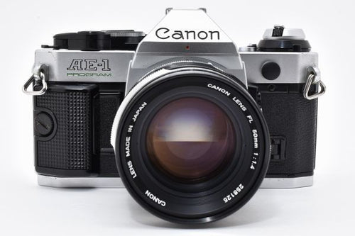 Canon Slr Camera (Film) Ae-1 Program F1.4 #0809A