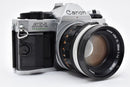 Canon Slr Camera (Film) Ae-1 Program F1.4 #0809A