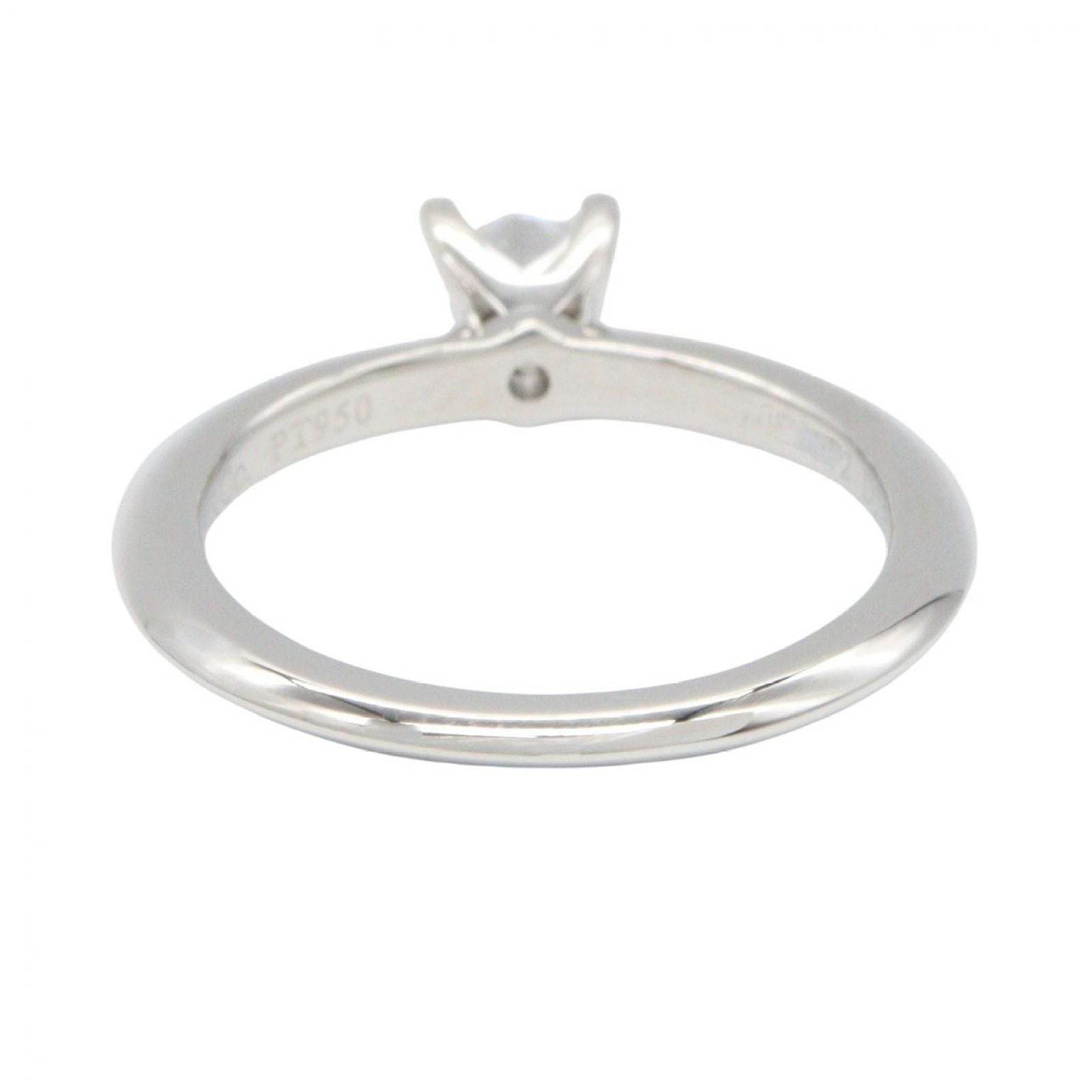 Tiffany Ring Co #7 Pt950 Used A