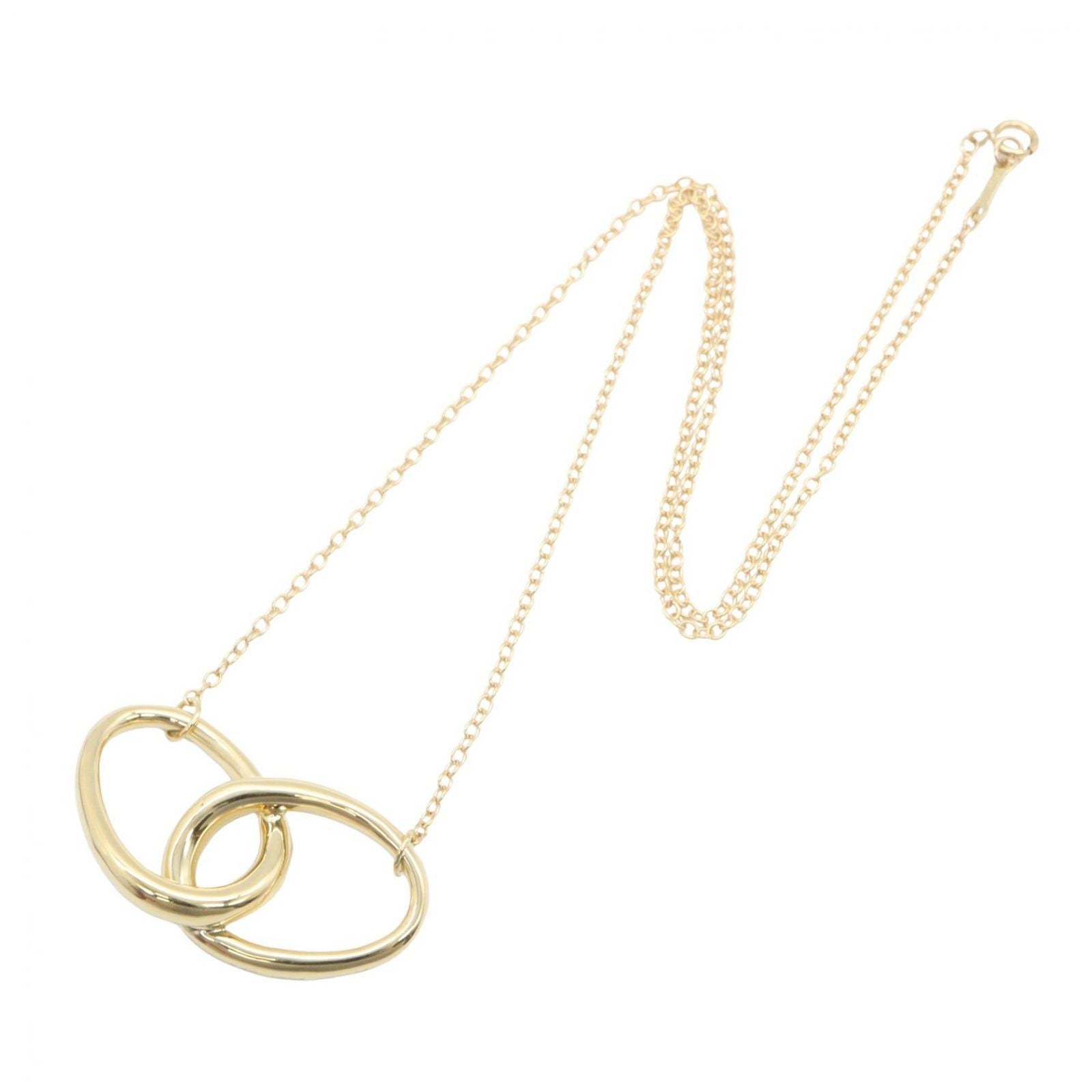 Tiffany Necklace Co 42 K18 Used A