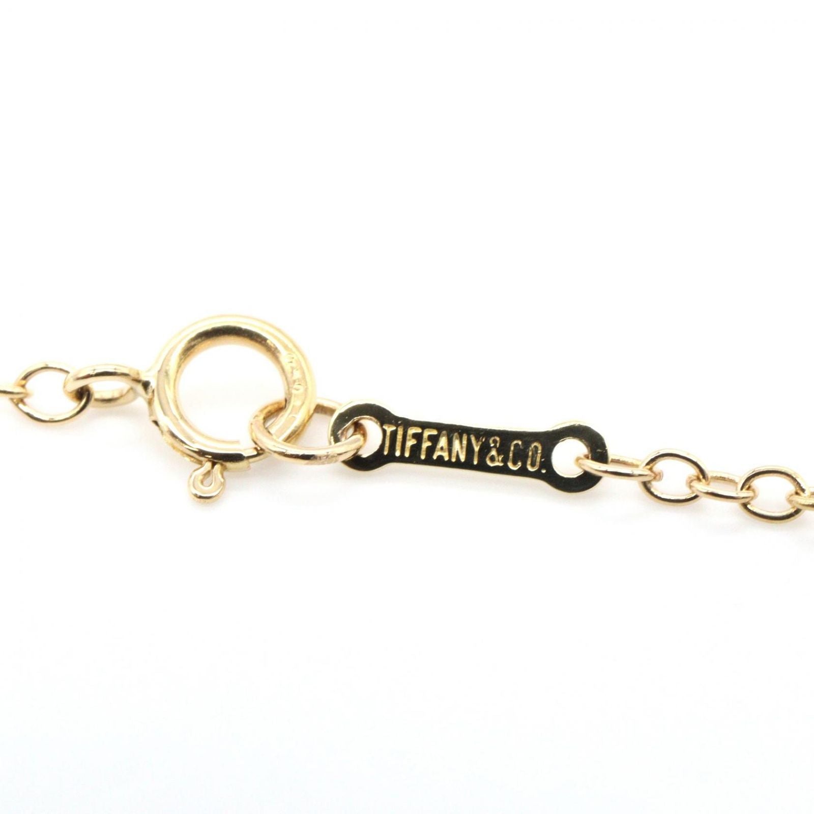 Tiffany Necklace Co 42 K18 Used A
