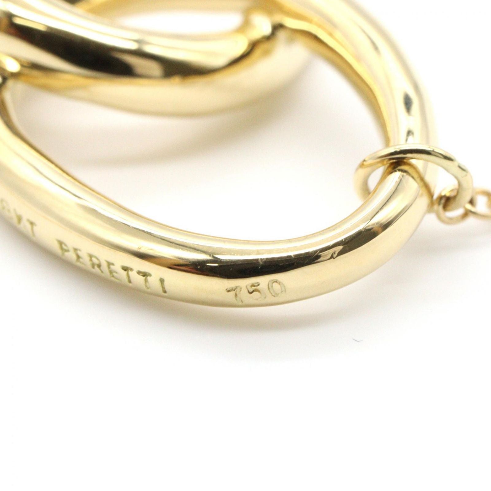 Tiffany Necklace Co 42 K18 Used A
