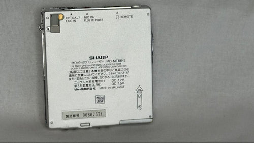 Sharp Portable Md Players Md-Mt66
