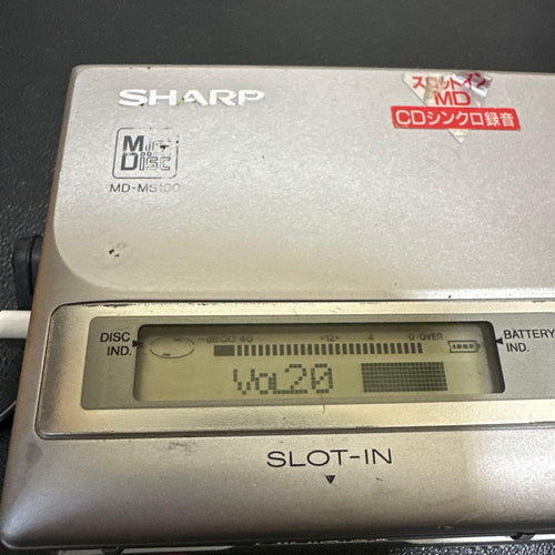Portable Md Player Sharp Md-Ms100