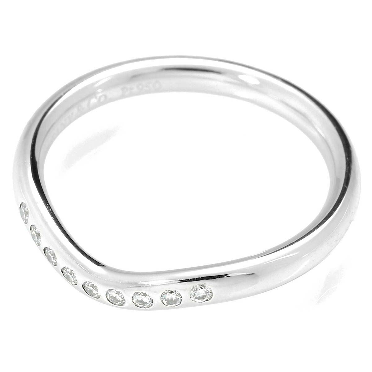 Tiffany Ring Tiffany&Co. Pt950 9P 7.5 Ok