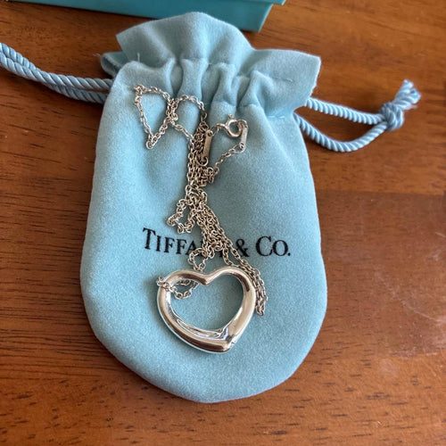 Necklaces Tiffany Co. Open Heart Necklace