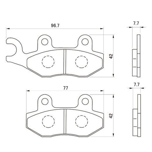 Brake 3 Daytona (F)Kdx250Sr -72451